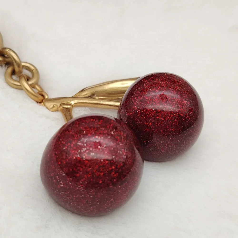 COACH Cherry Bag Charm Keychain - Picture 2 of 9